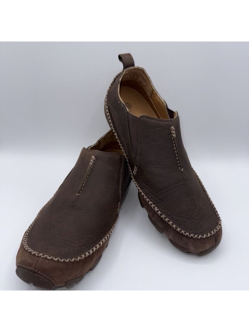 ROCKY 1045 Men’s Slip-On Brown Loafers Shoes Size Sz 11.5 - Picture 9 of 15